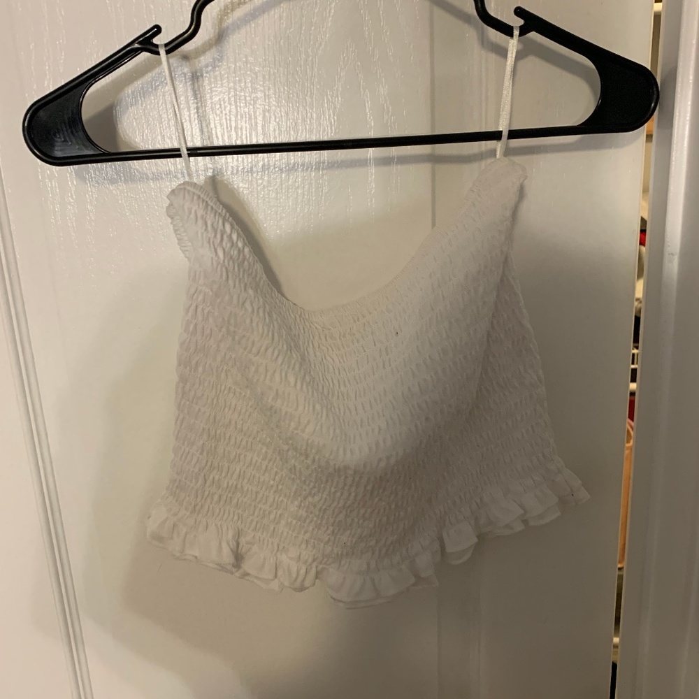 Frill Bottom Tube Top